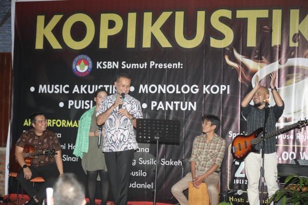 Gelar Kopikustik, KSBN Warnai Dunia Seni Budaya Kota Medan